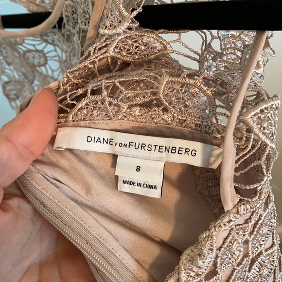 Blush/Champagne Diane von Furstenberg Dress - Picture 3 of 6